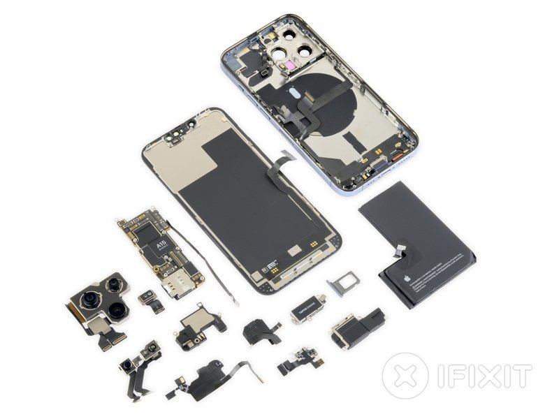 iFixit comparte el desmontaje completo del iPhone 13 Pro