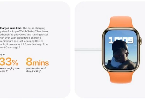 El Apple Watch Series 7 incluye una nueva arquitectura de carga