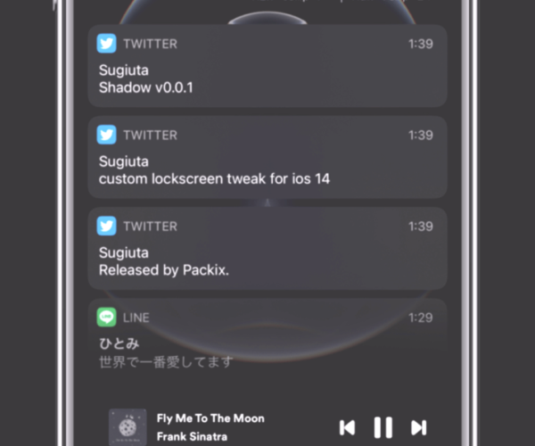Sh4dow le da a los iPhones con jailbreak una pantalla de bloqueo rediseñada que evoca un atractivo futurista